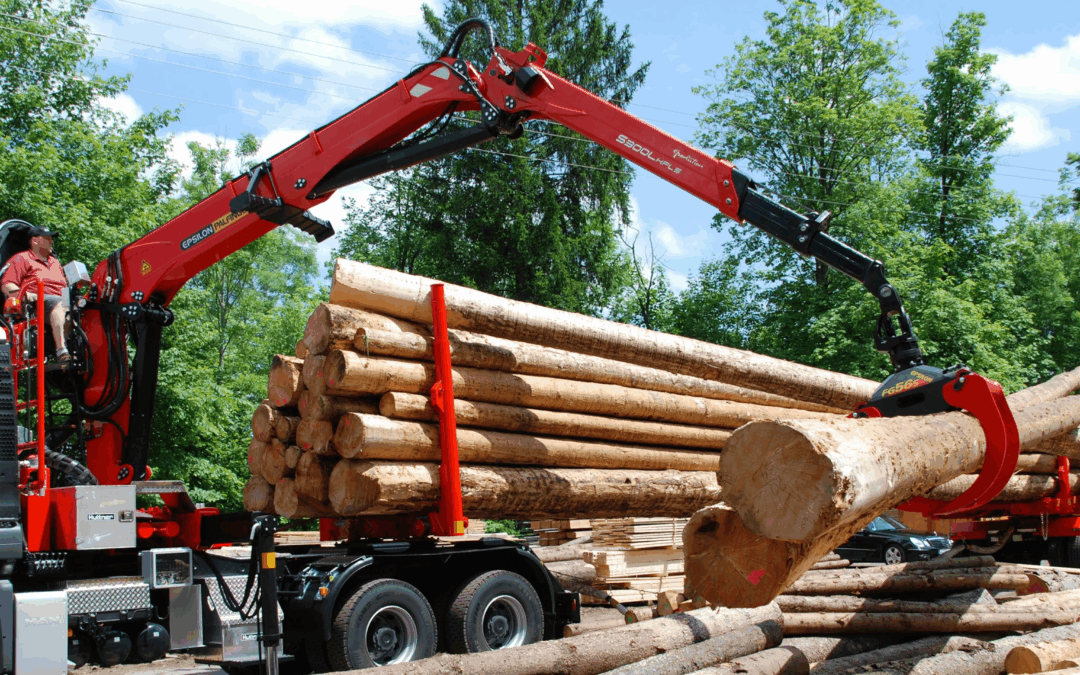 Incluye las grúas forestales Palfinger en tu empresa