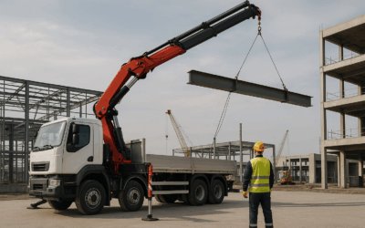 Guía: cómo elegir la grúa sobre camión ideal para obras industriales