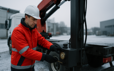 Mantenimiento preventivo de grúas en invierno: checklist práctico para febrero