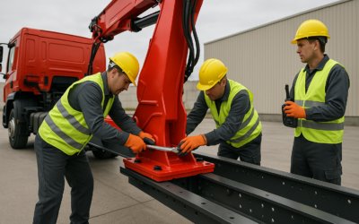 Montaje de grúas sobre camión: guía paso a paso profesional para instaladores