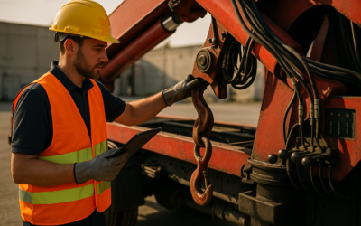 Inspección mensual de grúas industriales: checklist práctica y guía rápida